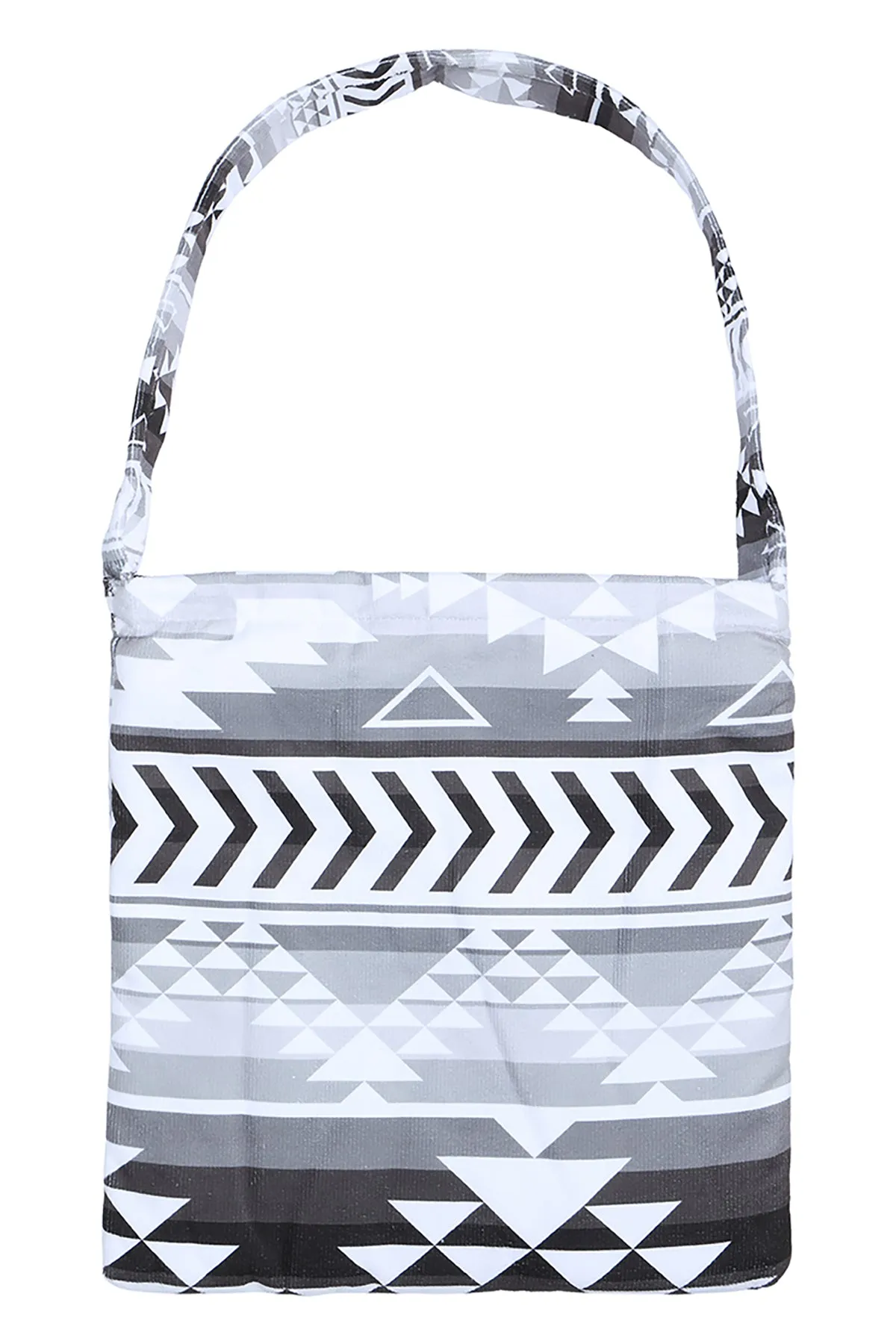 2-IN1 BEACH TOWEL AZTEC PRINT FOLDABLE TOTE BAG