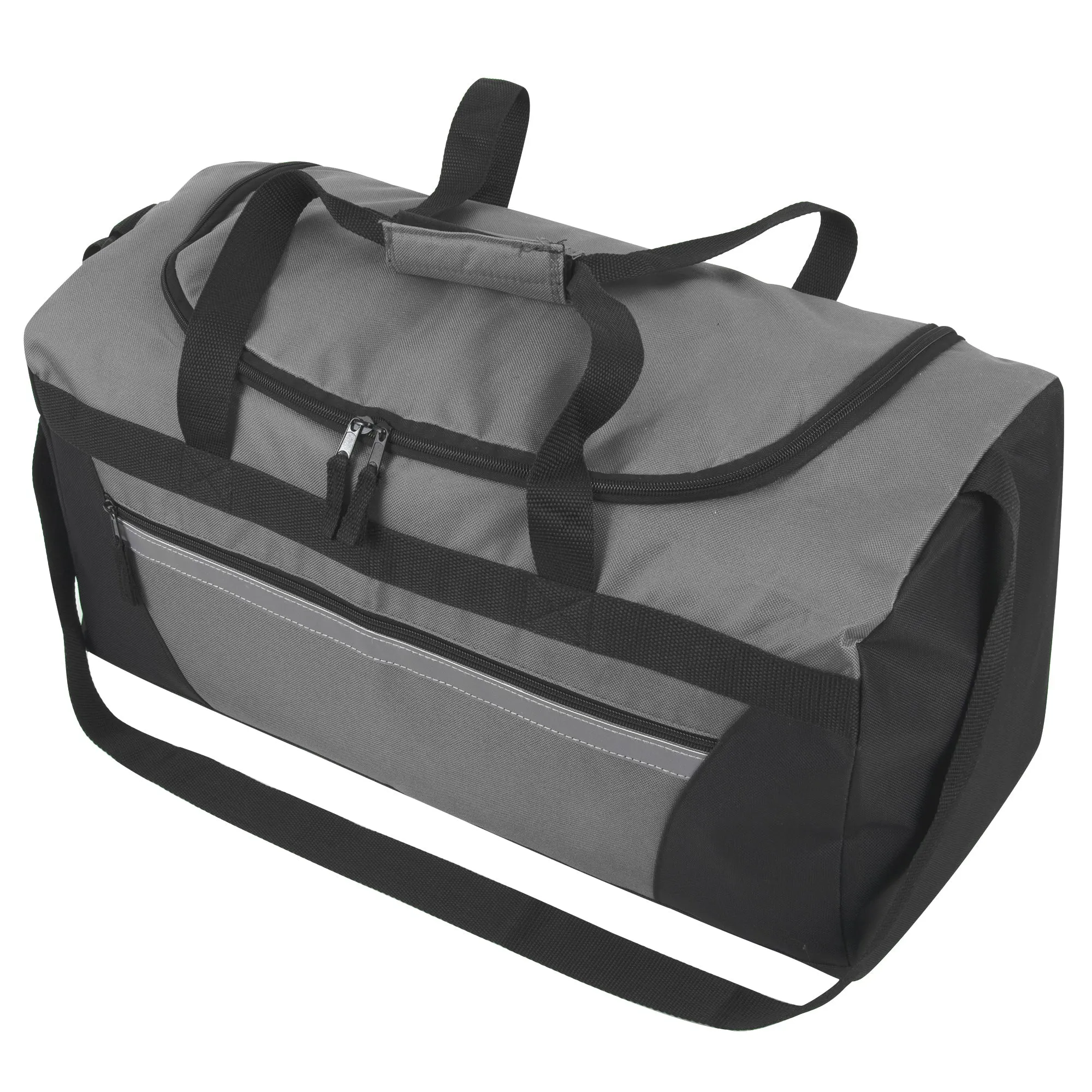 56cm Duffel Bag Large 43L Capacity - Grey