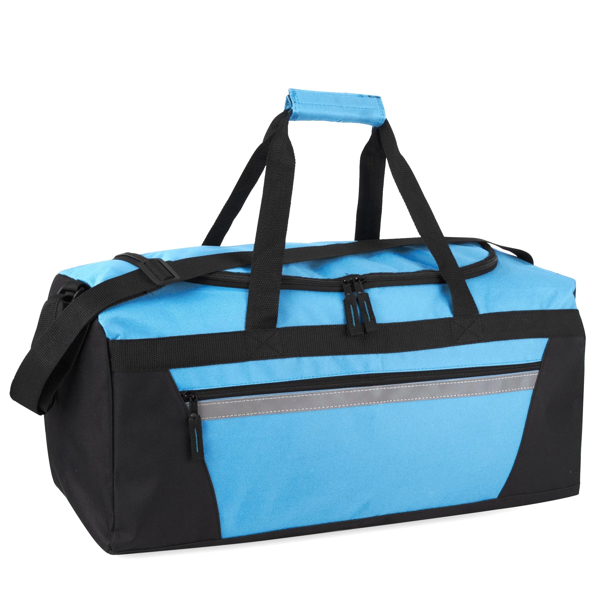 56cm Duffel Bag Large 43L Capacity - Light Blue