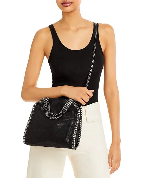 Falabella Stella McCartney Mini Foldable Tote, Black