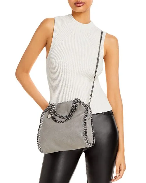 Falabella Stella McCartney Mini Foldable Tote, Gray