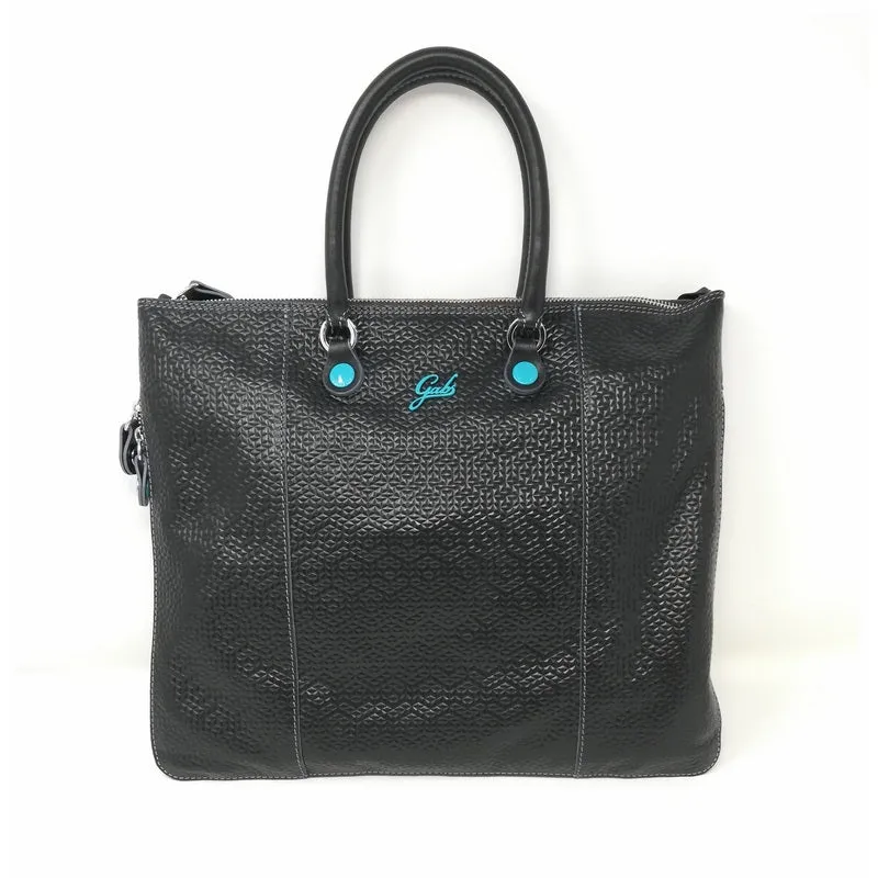 Gabs Italian Convertible & Expendable Leather Bag - Week M // Black