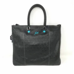 Gabs Italian Convertible & Expendable Leather Bag - Week M // Black