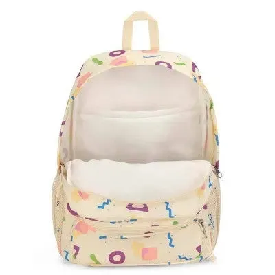 JanSport Doubleton 17" Backpack - Memphis Mood Neon