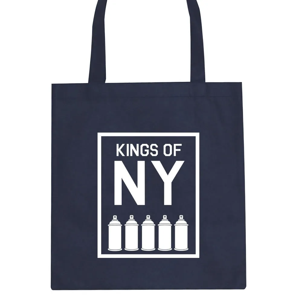 Kings Of NY Spray Can Graffiti Art Tote Bag