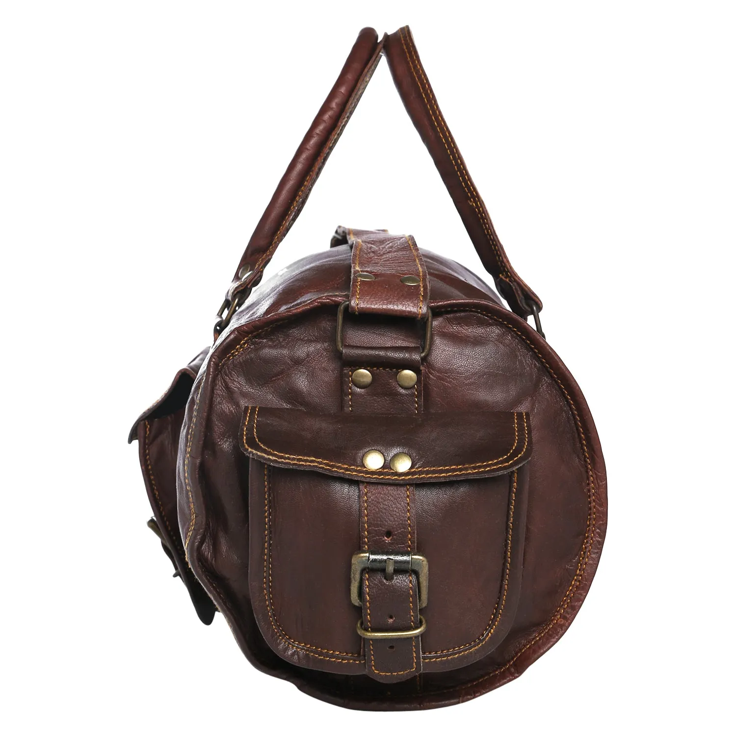 Leather Duffel For Women 20"