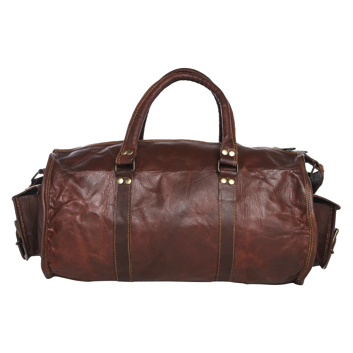 Leather Duffel For Women 20"