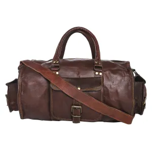 Leather Duffel For Women 20"