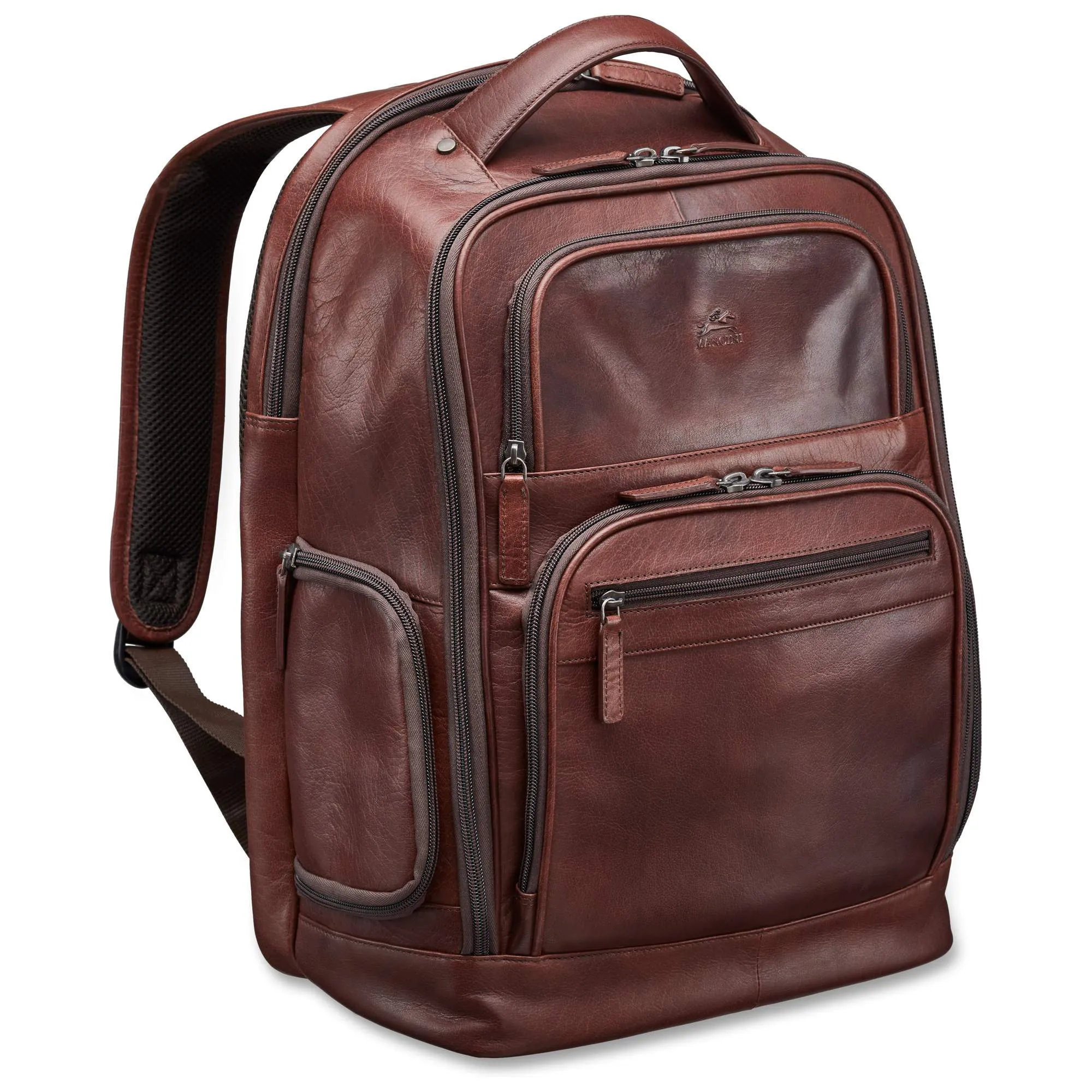 Mancini Leather Backpack for 15.6'' Laptop