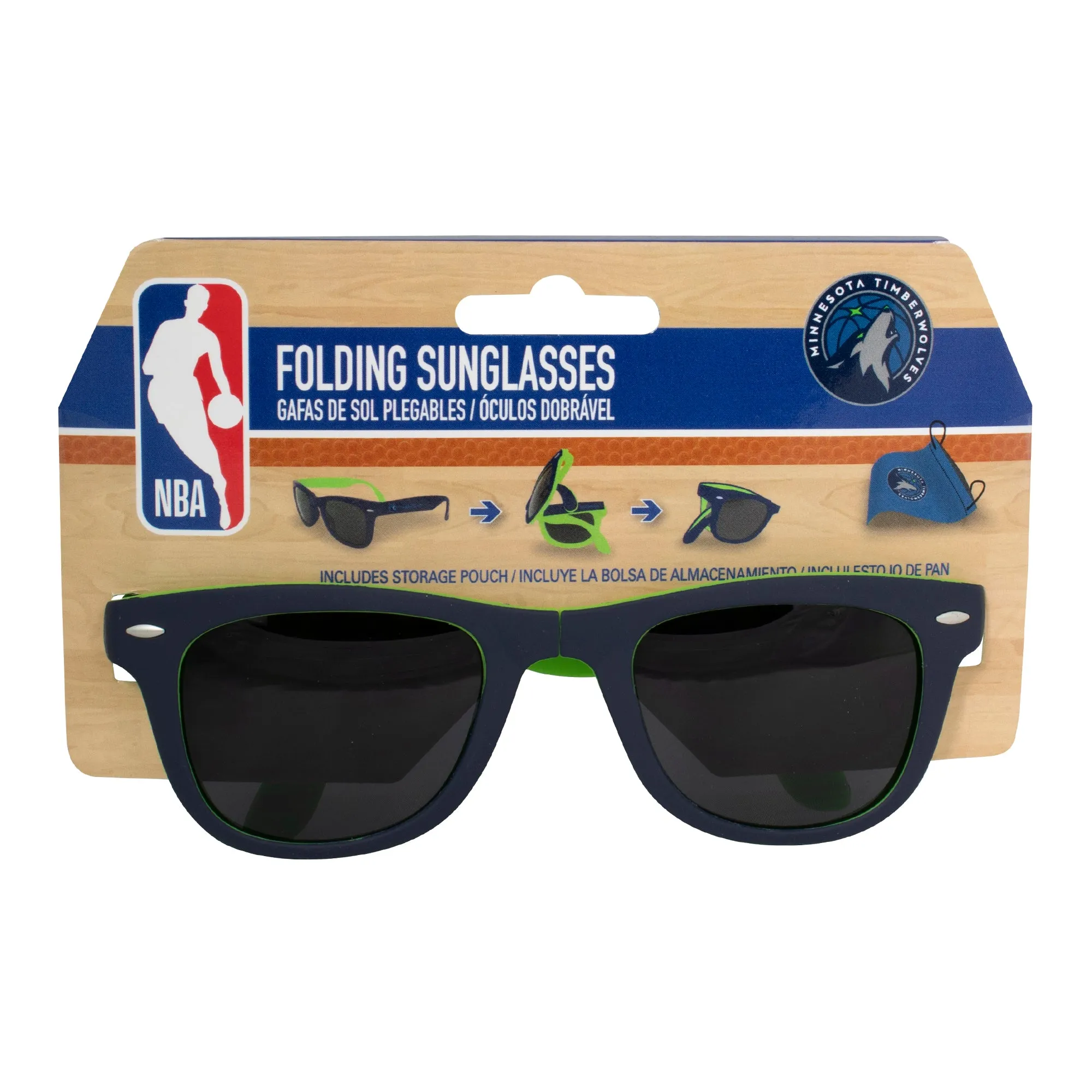 Minnesota Timberwolves Folding Sunglasses Maccabi Art