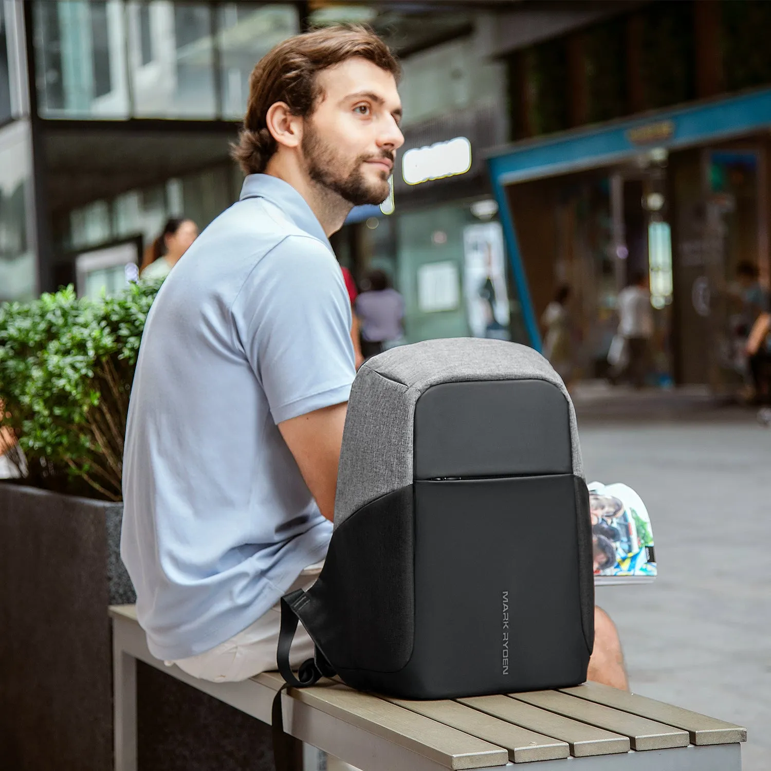 Mocchasio: Ultimate Anti-Theft, USB Charging Backpack for Superior Security and Convenience