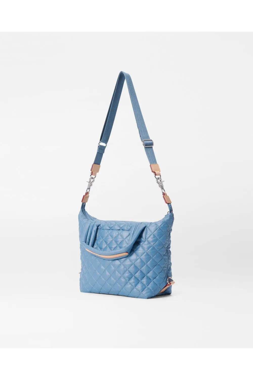 MZ Wallace Sutton Deluxe Small Quilted Bag 1286X1983 | Cornflower Blue