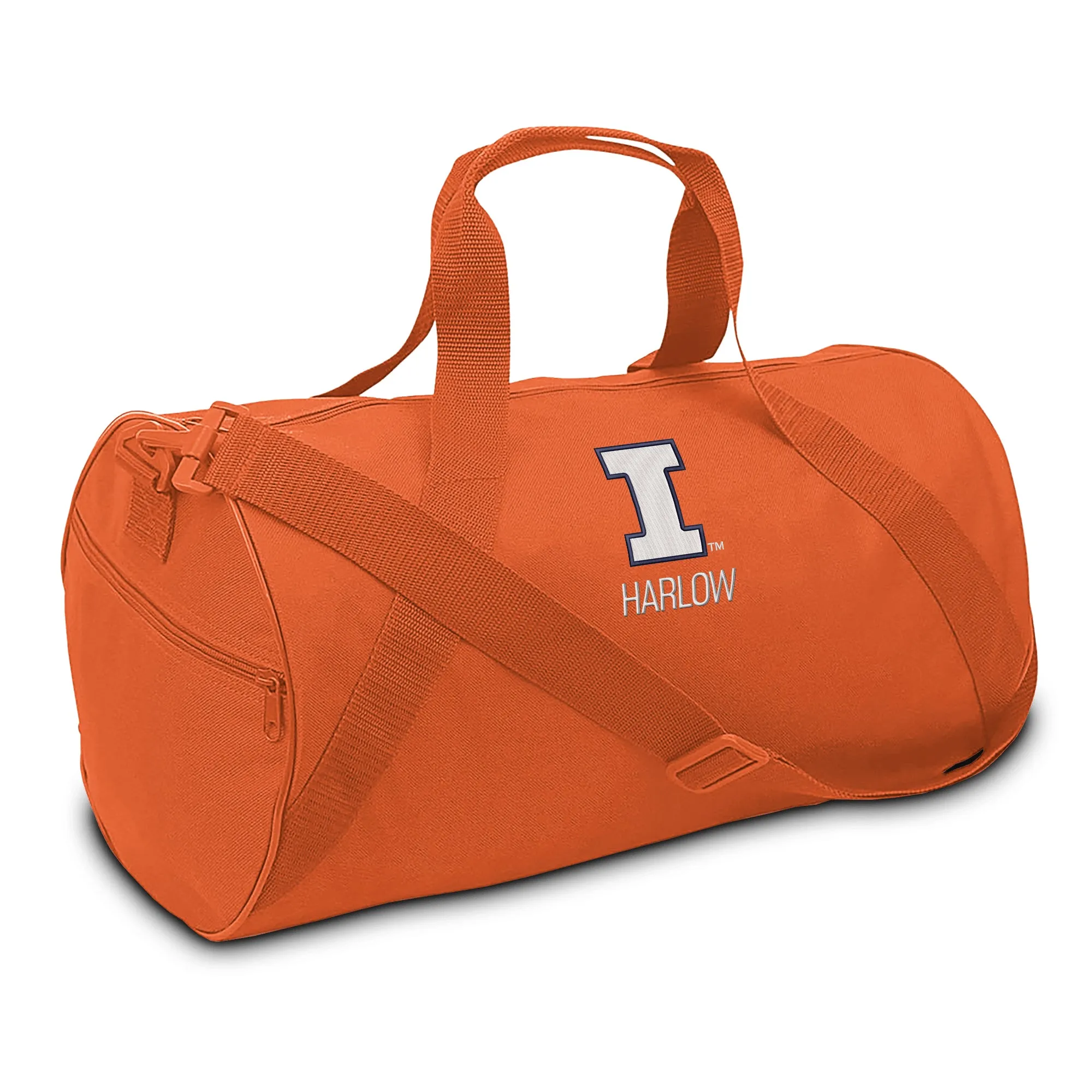 Personalized Illinois Fighting Illini Duffel Bag