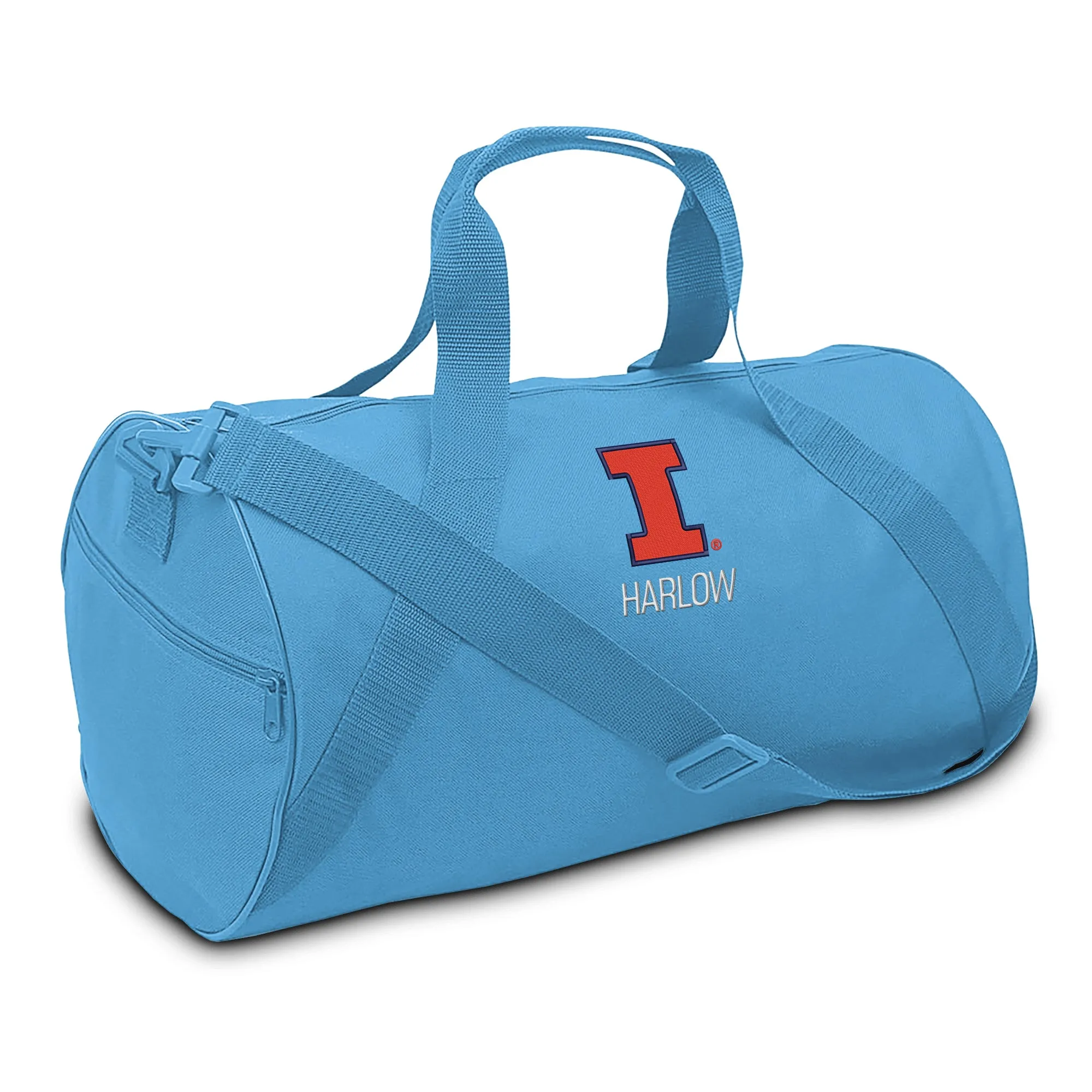 Personalized Illinois Fighting Illini Duffel Bag