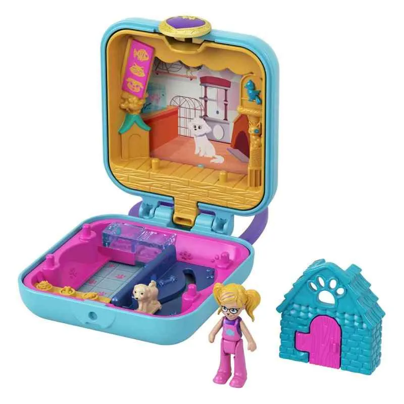 Polly Pocket Tiny Compact Square Indoor Pets