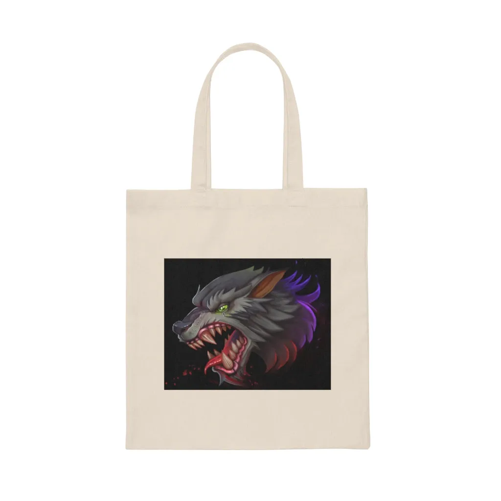 Wolf Canvas Tote Bag