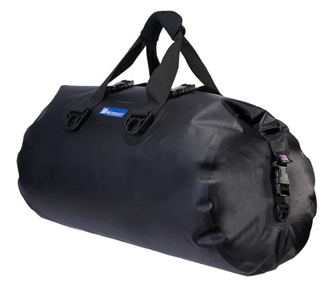 YUKON BLACK WATERPROOF DUFFEL BAG